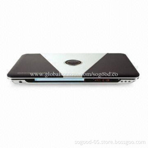 DivX DVD Player with Parental Lock-up Function and 110 to 240V AC Universal Power Supply